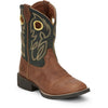 Justin Bowline Kids Western Boot - Broken horn