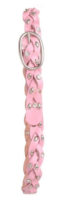 Kids Braided Rhinestone Belt - Broken horn