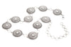 Women Concho All Silver Belt - Broken horn