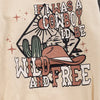 If I Was A Cowboy I'd Be Wild Baby Onesie - Broken horn