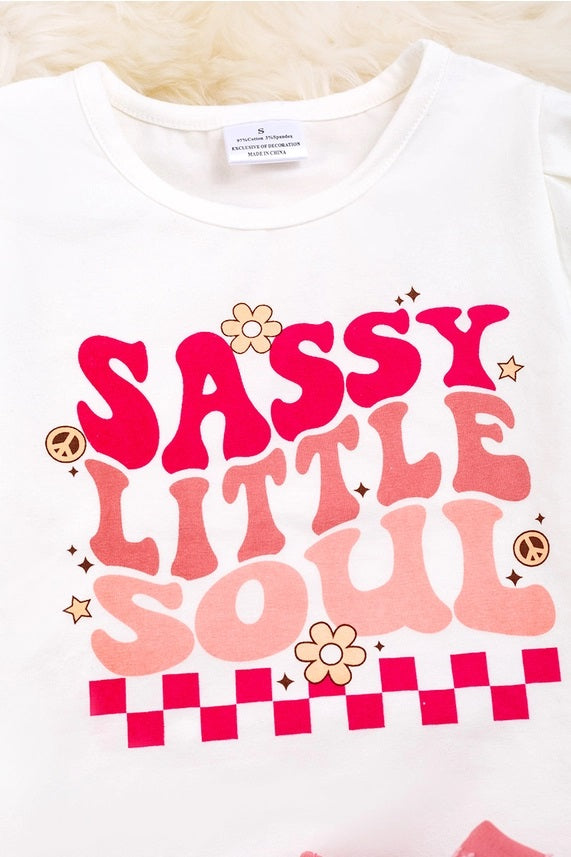 Sassy Little Soul 2PC Skirt Set - Broken horn