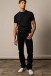 Kimes Ranch James Black Straight FIt Bootcut Jean - Broken horn