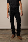 Kimes Ranch James Black Straight FIt Bootcut Jean - Broken horn