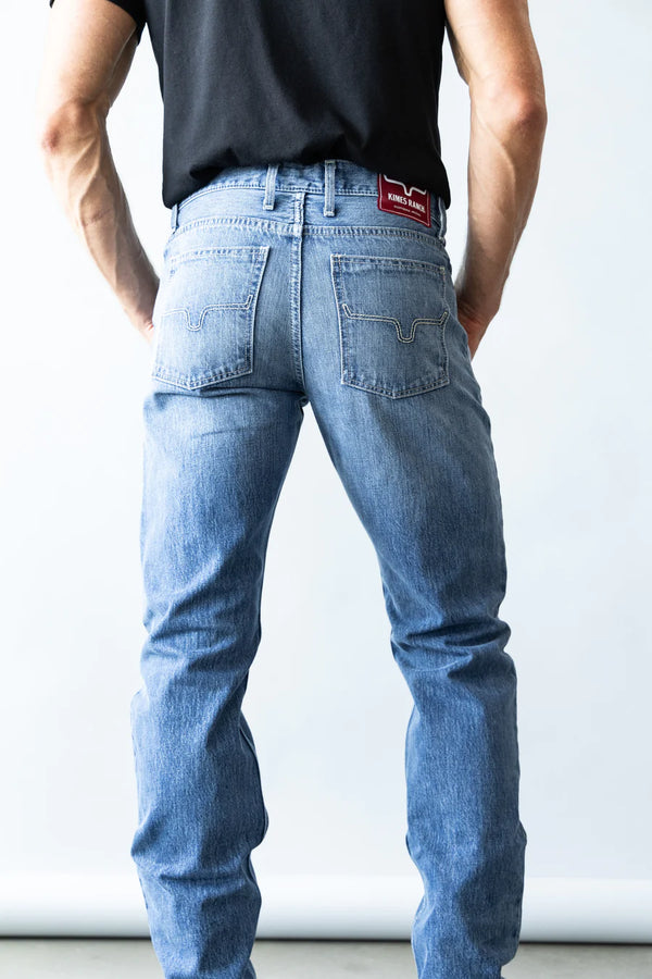 Kimes Ranch James Mid Wash Jean - Broken horn