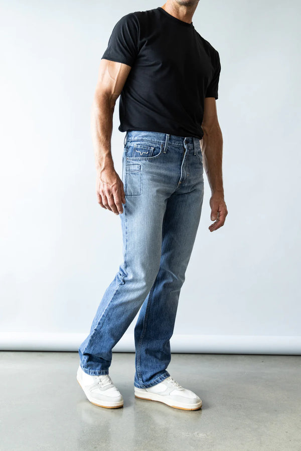 Kimes Ranch James Mid Wash Jean - Broken horn