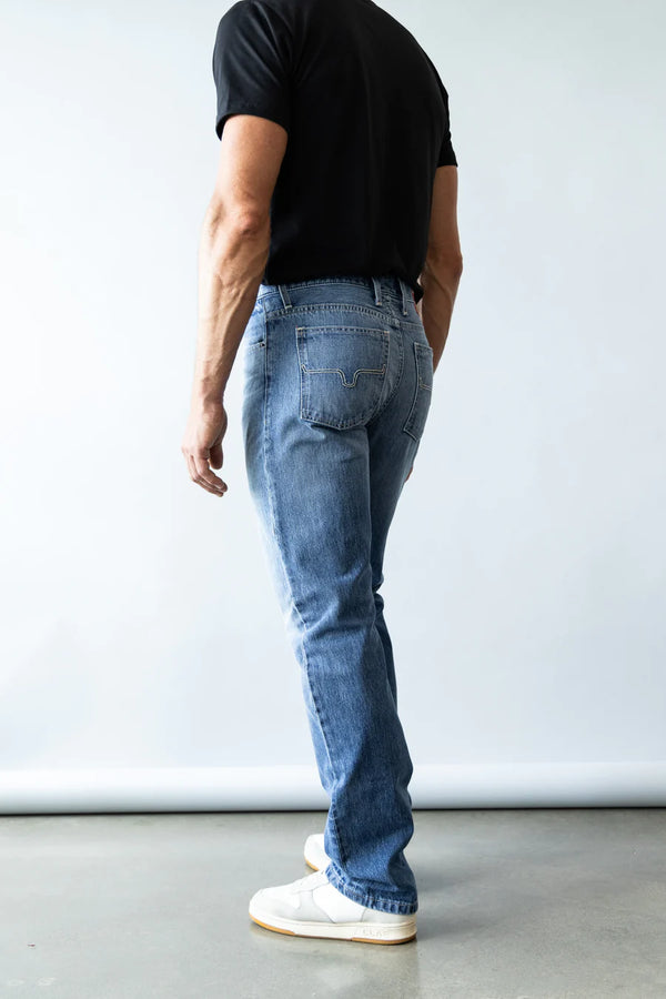 Kimes Ranch James Mid Wash Jean - Broken horn