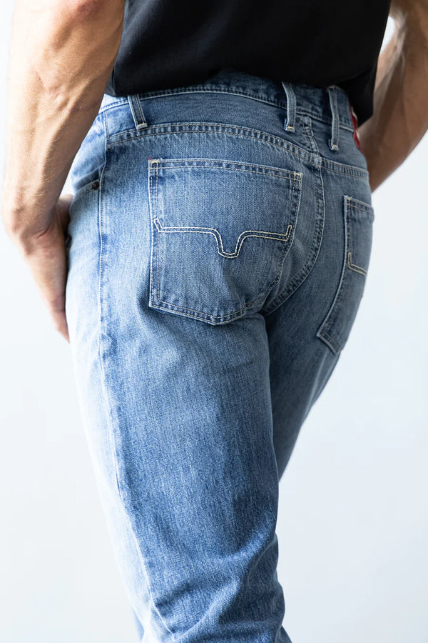 Kimes Ranch James Mid Wash Jean - Broken horn