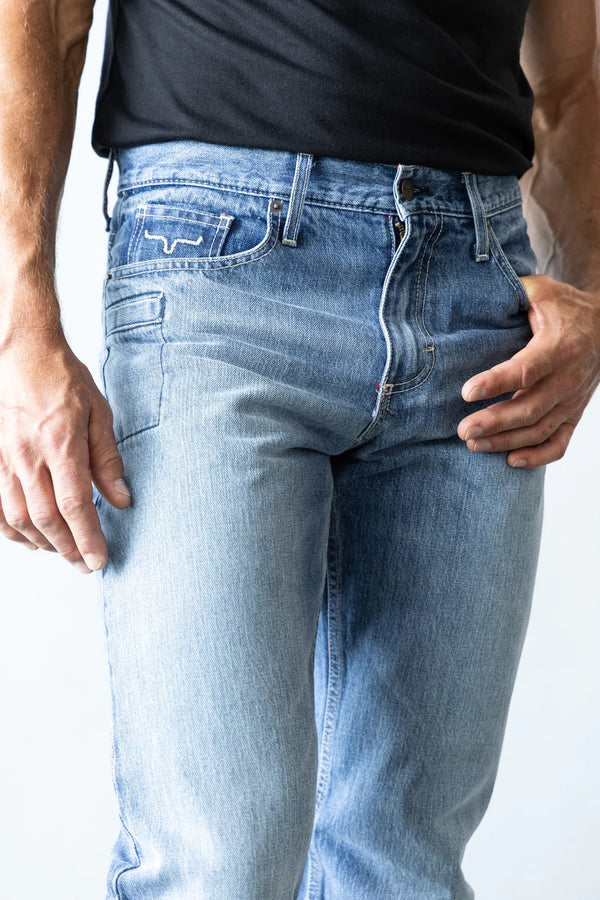 Kimes Ranch James Mid Wash Jean - Broken horn