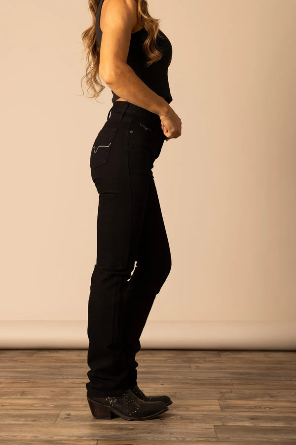 Kimes Sarah High Rise Black - Broken horn