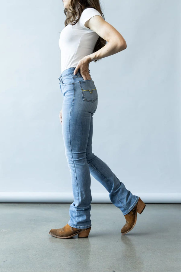 Kimes Sarah Light Wash Jean - Broken horn