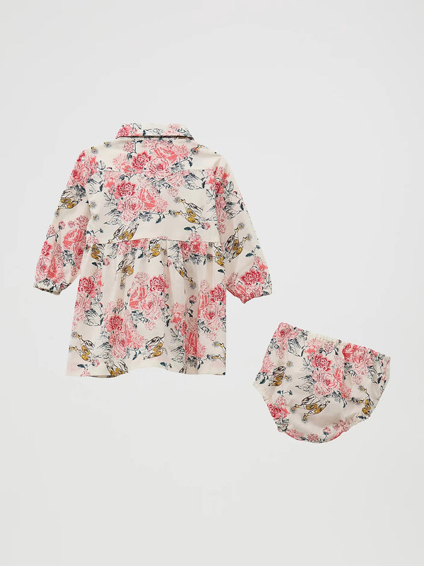 Wrangler Little Girl's Printed Snap Dress - Broken horn