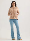 Wrangler Women's Geometric Relaxed Pullover Hoodie - Broken horn