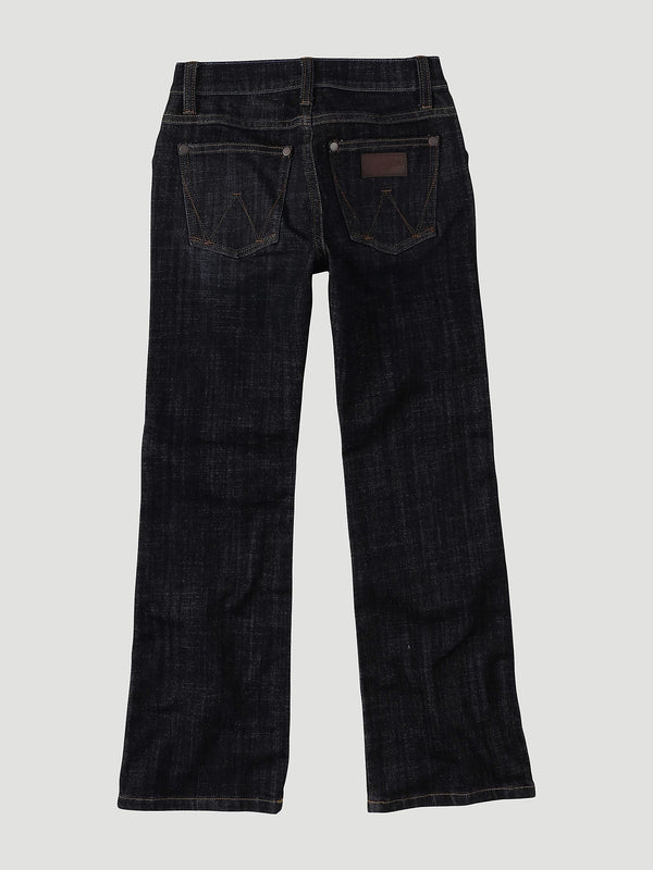Wrangler Boy's Retro Slim Boot Jean - Dax - Broken horn