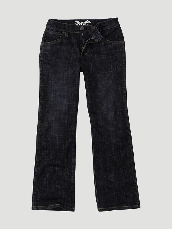 Wrangler Boy's Retro Slim Boot Jean - Dax - Broken horn