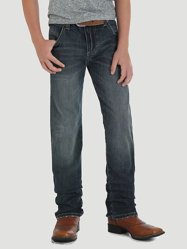 Wrangler Boys Retro Slim Straight Jean - Jerome - Broken horn