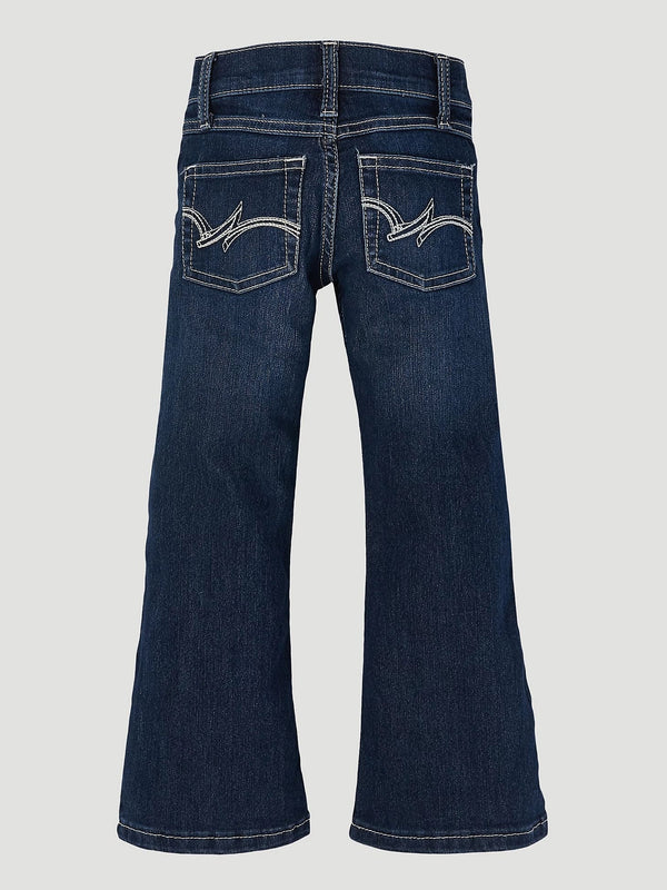Wrangler Boot Cut Jean - Dark Blue - Broken horn