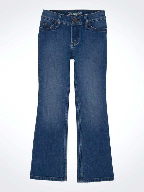 Wrangler Girl's Retro Bootcut Jean - Broken horn