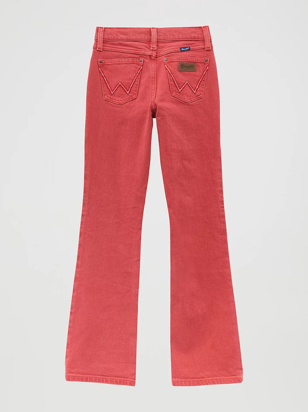 Wrangler Girl's Retro Bootcut Jean - Broken horn