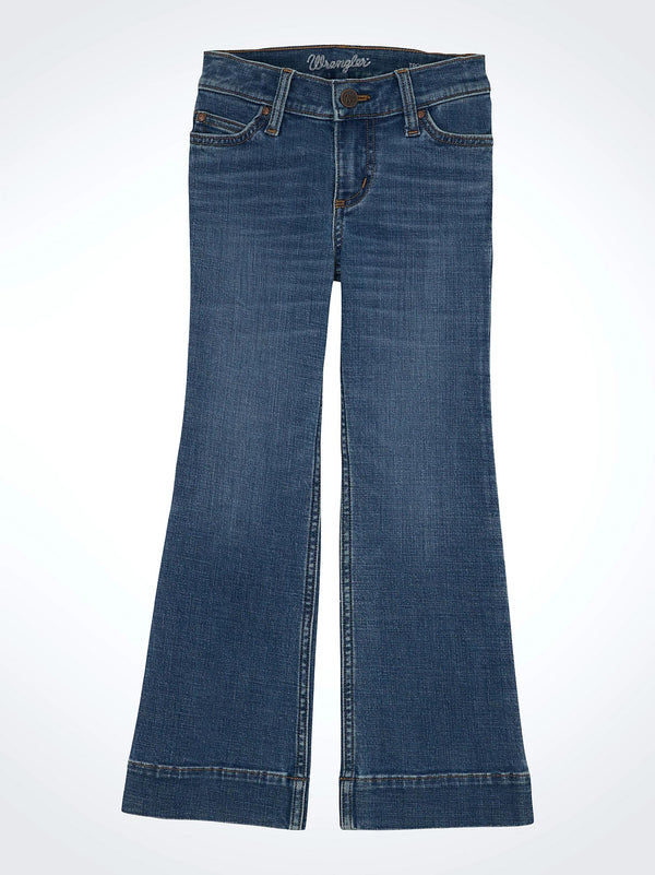 Wrangler Girl's Retro Trouser Jean - Broken horn