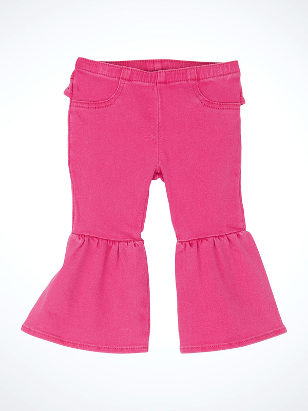 Wrangler Baby Girl Flare Jean - Pink - Broken horn