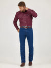 KONTOOR Wrangler men's cowboy cut slim fit prewashed jeans, classic denim with a tailored fit and authentic styling.