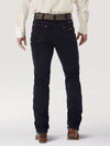 KONTOOR Wrangler Men Cowboy Cut Silver Edition slim fit dark denim jeans, classic cowboy style with durable stitching and modern fit