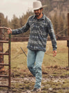 Wrangler Mens Cowboy Cut Jean Original Fit -Antique Wash - Broken horn