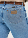 Wrangler Mens Cowboy Cut Jean Original Fit -Antique Wash - Broken horn