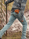 Wrangler Mens Cowboy Cut Jean Original Fit -Antique Wash - Broken horn
