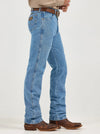 Wrangler Mens Cowboy Cut Jean Original Fit -Antique Wash - Broken horn