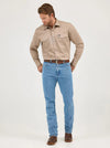 Wrangler Mens Cowboy Cut Jean Original Fit -Antique Wash - Broken horn