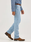 Wrangler Mens Cowboy Cut Jean Slim Fit - Bleach - Broken horn