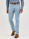 Wrangler Mens Cowboy Cut Jean Slim Fit - Bleach - Broken horn