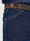Wrangler Mens Cowboy Cut Jean Original Fit  - Dark Stone - Broken horn