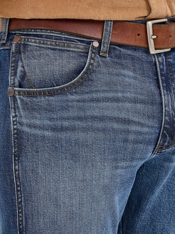 Wrangler Men's Retro Slim Fit Bootcut Jean - Broken horn