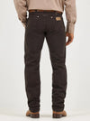 Wrangler Mens Cowboy Cut Jean Original Fit - Black Chocolate - Broken horn