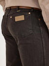 Wrangler Mens Cowboy Cut Jean Original Fit - Black Chocolate - Broken horn