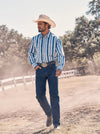 Wrangler Mens Cowboy Cut Jean Original Fit  - Prewashed - Broken horn