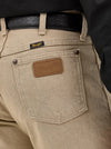 Wrangler Mens Cowboy Cut Jean Original Fit - Tan - Broken horn