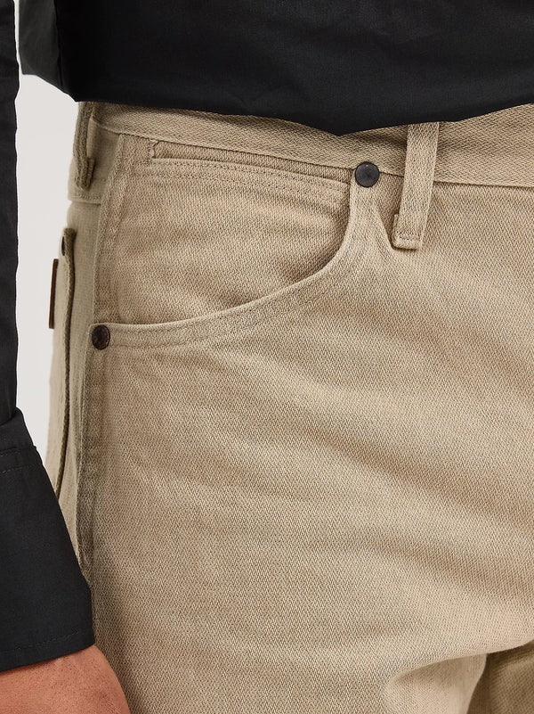 Wrangler Mens Cowboy Cut Jean Original Fit - Tan - Broken horn