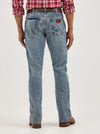 KONTOOR Wrangler men's slim fit bootcut jeans in Greeley wash, casual denim pants for men with a retro style.
