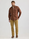 Wrangler Premium Performance Tough Comfort Cowboy Cut Regular Fit Canvas Jean - Broken horn