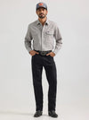 Wrangler Premium Performance Tough Comfort Cowboy Cut Regular Fit Canvas Jean - Broken horn