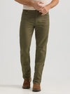 Wrangler Premium Performance Tough Comfort Cowboy Cut Regular Fit Canvas Jean - Broken horn