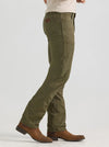 Wrangler Premium Performance Tough Comfort Cowboy Cut Regular Fit Canvas Jean - Broken horn