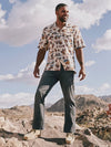 Wrangler Mens Retro Slim Fit Boot Cut Jeans - Clopton - Broken horn