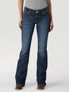 KONTOOR Wrangler Women Retro Mae Jean in MS Wash, showcasing high-waisted denim with classic retro styling and faded wash finish.