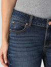 KONTOOR Wrangler Women Retro Mae Jean in MS Wash showing classic high-waisted denim jeans with a vintage fit.