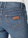 Wrangler Womens Retro Mae Wide Leg Trouser Jean - Devon - Broken horn