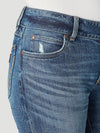 Wrangler Womens Retro Mae Wide Leg Trouser Jean - Devon - Broken horn